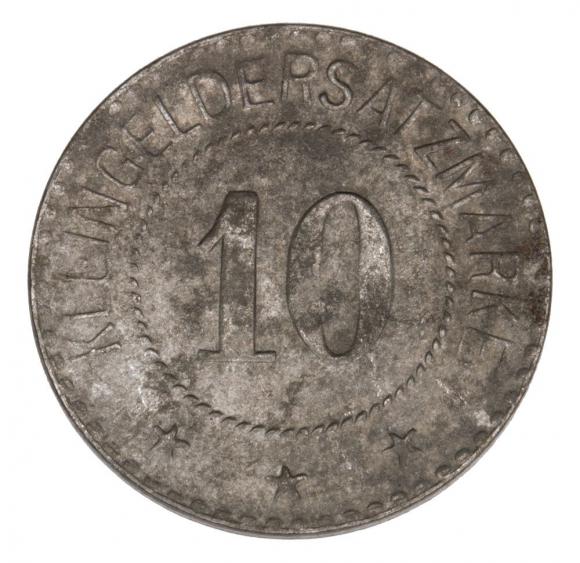10 fenigów Wytwórnia Szamotu Wyszonowice Ruppersdorf