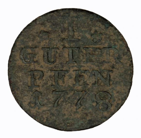 1 fenig 1778 Fryderyk II Wielki Prusy Berlin