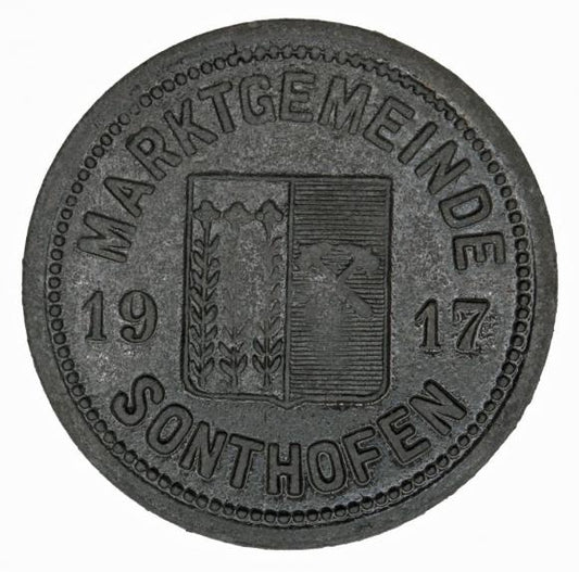 50 fenigów 1917 Sonthofen Bawaria