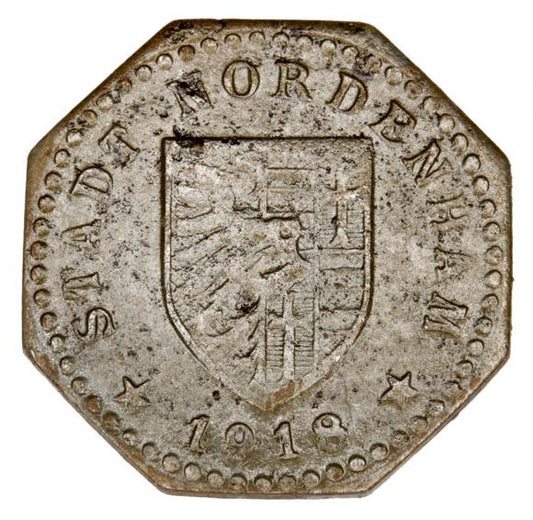 10 fenigów 1918 Nordeham Oldenburg