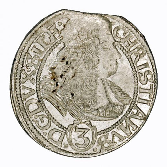 3 krajcary 1669 Christian Wołowski Księstwo Brzesko Legnicko Wołowskie Brzeg