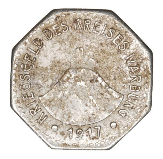 5 fenigów 1917 Warburg Westfalia