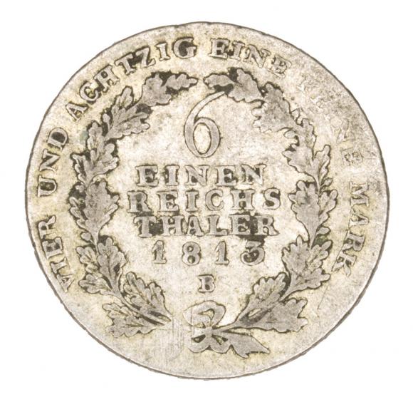 1/6 talara 1813 Fryderyk Wilhelm III Prusy Glatz B