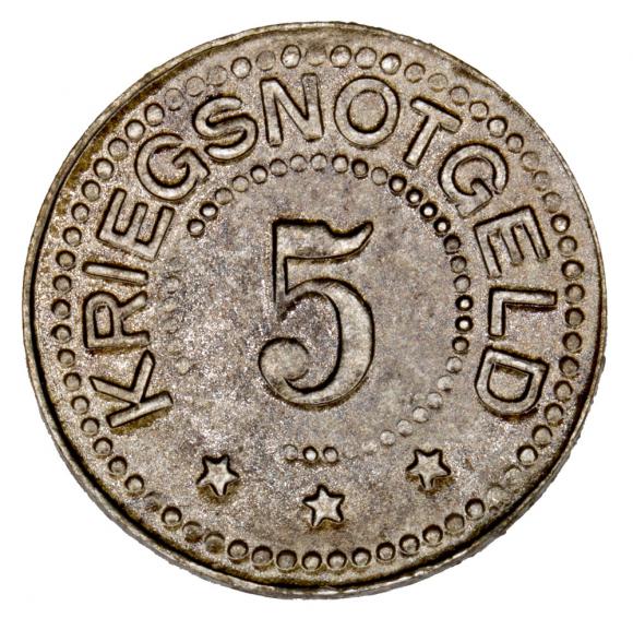 5 fenigów Schmiedeberg Saksonia