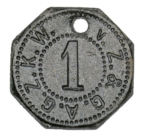 1 fenig Klein Wanzleben Saksonia