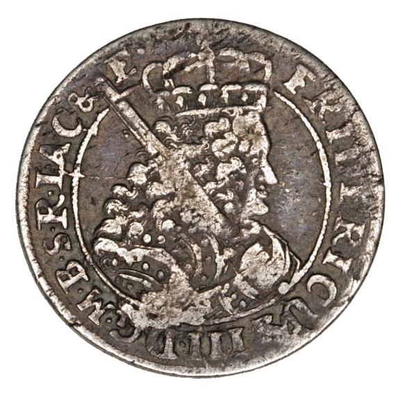 Ort 1698 Fryderyk Wilhelm I Prusy Królewiec