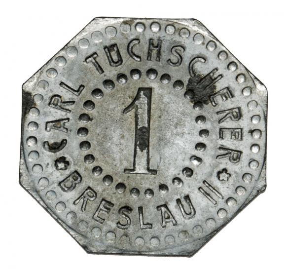 1 fenig Carl Tuchscherer Wrocław