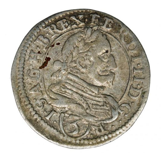 3 krajcary 1630 Ferdynand II Habsburg Austria Graz