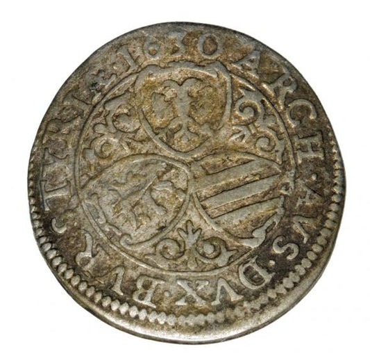 3 krajcary 1630 Ferdynand II Habsburg Austria Graz