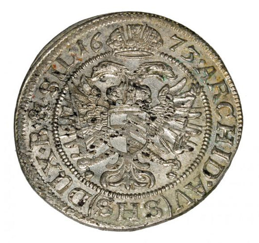 6 krajcarów 1673 Leopold I Habsburg Śląsk Wrocław