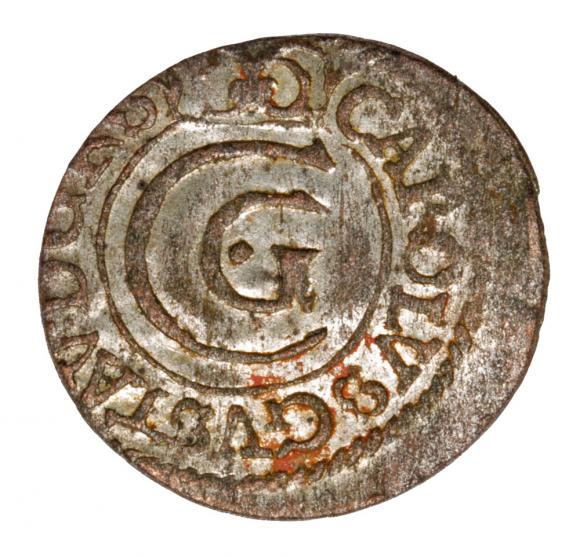 Szeląg 1655 Karol Gustaw Liwonia