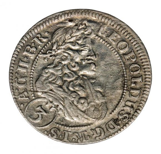 3 krajcary 1705 Leopold I Habsburg Śląsk Wrocław