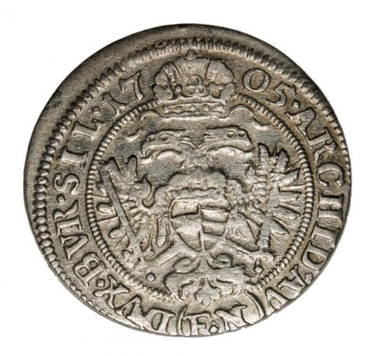 3 krajcary 1705 Leopold I Habsburg Śląsk Wrocław