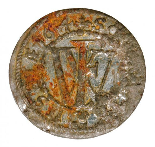 Szeląg 1654 Fryderyk Wilhelm Księstwo Pruskie Królewiec