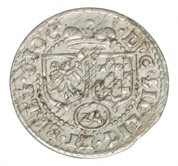 3 krajcary 1610 Jan Krystian Jerzy Rudolf Księstwo Brzesko-Legnicko-Wołowskie Złoty Stok