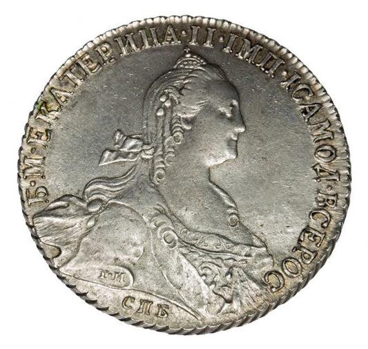Rubel 1774 Katarzyna II Wielka Rosja Petersburg