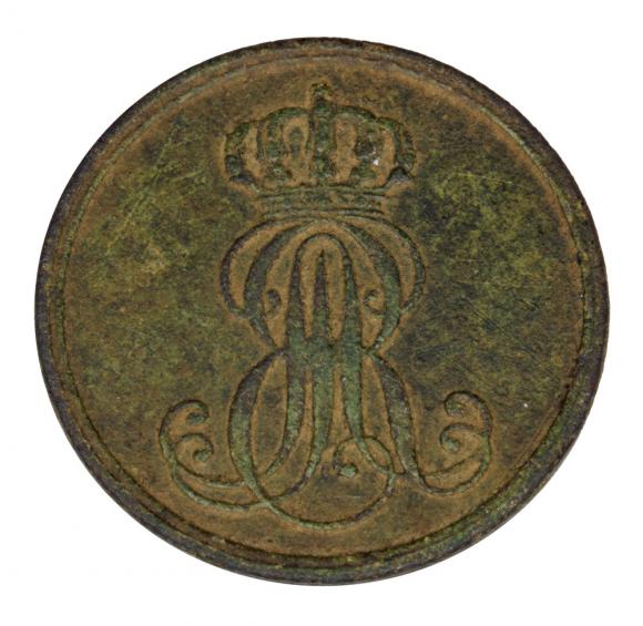 1 fenig 1851 Ernest August I Hanower Hanower