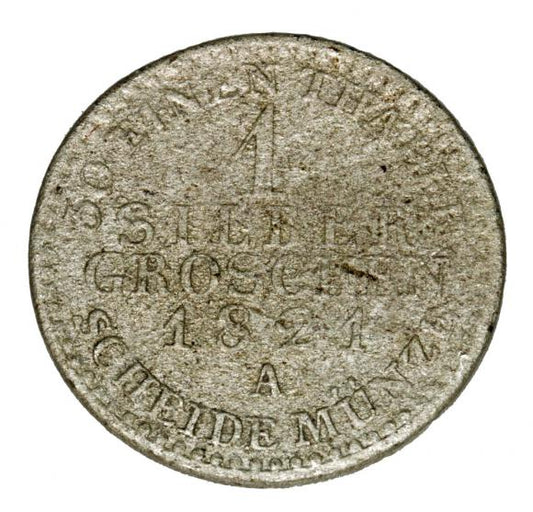 1 silber Grosz 1821 Fryderyk Wilhelm III Prusy Berlin