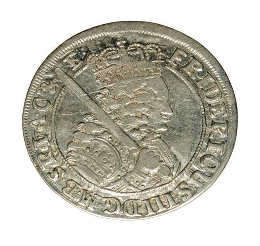 Ort 1700 Fryderyk III Brandenburski Prusy Królewiec