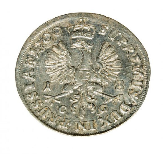 Ort 1700 Fryderyk III Brandenburski Prusy Królewiec