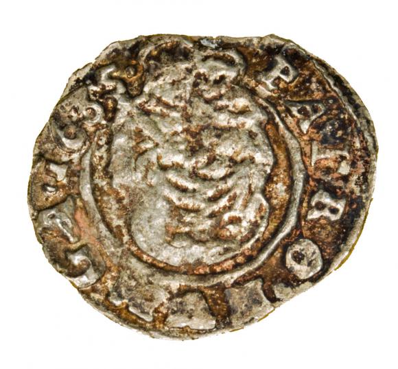 Denar 1635 Ferdynand II Habsburg Węgry Kremnica