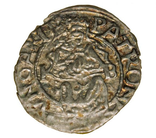 Denar 1574 Maksymilian II Habsburg Węgry Kremnica