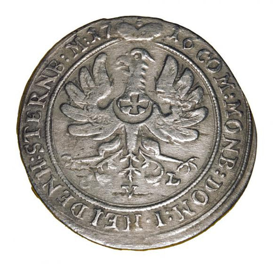 6 krajcarów 1716 Karol Fryderyk Wirtemberski Księstwo Ziębicko - Oleśnickie Oleśnica