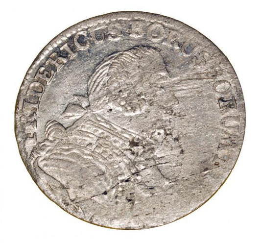 Szóstak 1757 Fryderyk II Wielki Prusy Królewiec
