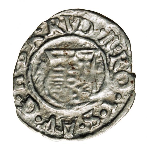 Denar 1592 Rudolf II Habsburg Węgry Kremnica