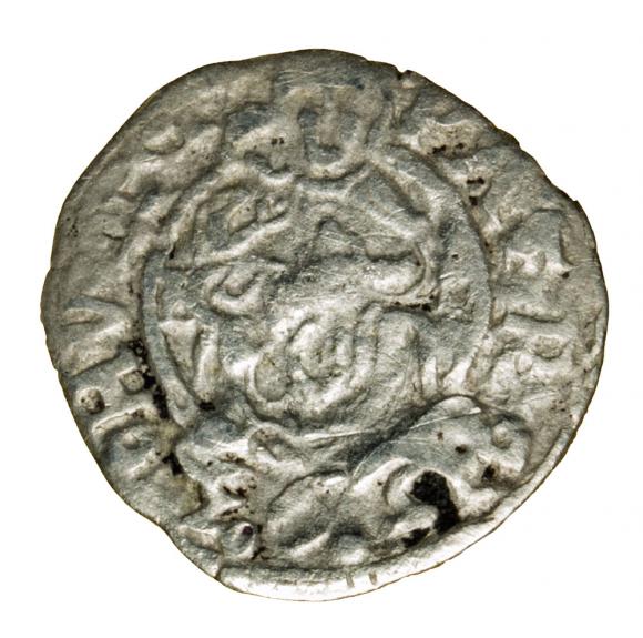 Denar 1593 Rudolf II Habsburg Węgry Kremnica