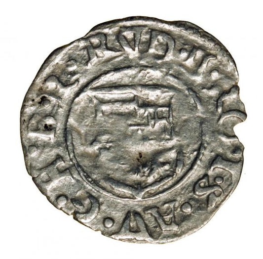 Denar 1600 Rudolf II Habsburg Węgry Kremnica