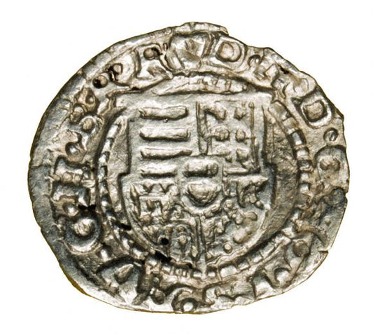 Denar 1606 Rudolf II Habsburg Węgry Kremnica