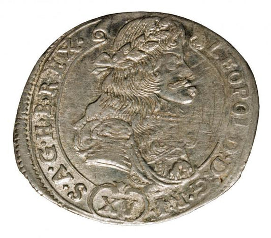 15 krajcarów 1686 Leopold I Habsburg Węgry Kremnica
