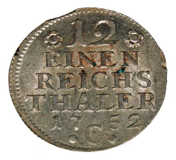 1/12 talara 1752 Fryderyk II Wielki Niemcy Kleve C