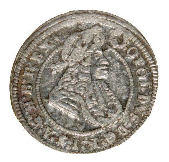 1 krajcar 1697 Leopold I Habsburg Opole