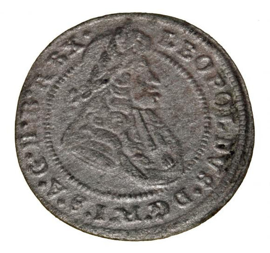 1 krajcar 1698 Leopold I Habsburg Brzeg