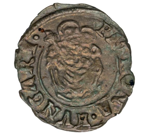 Denar 1629 Ferdynand II Habsburg Węgry Kremnica