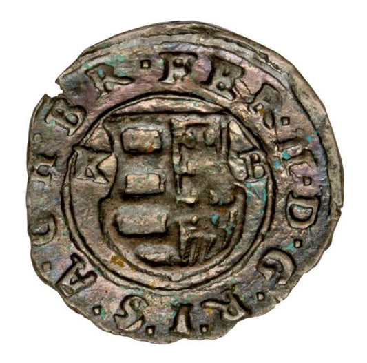 Denar 1636 Ferdynand II Habsburg Węgry Kremnica