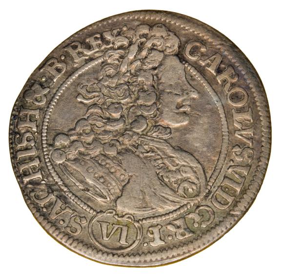 6 krajcarów 1712 Karol VI Habsburg Śląsk Wrocław