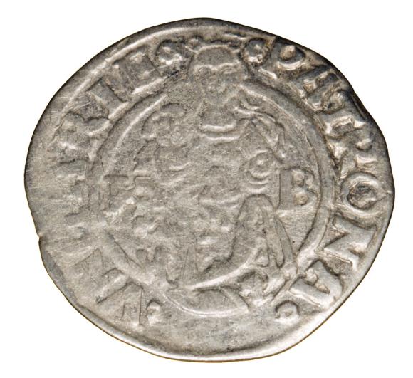 Denar 1543 Ferdynand I Habsburg Węgry Kremnica