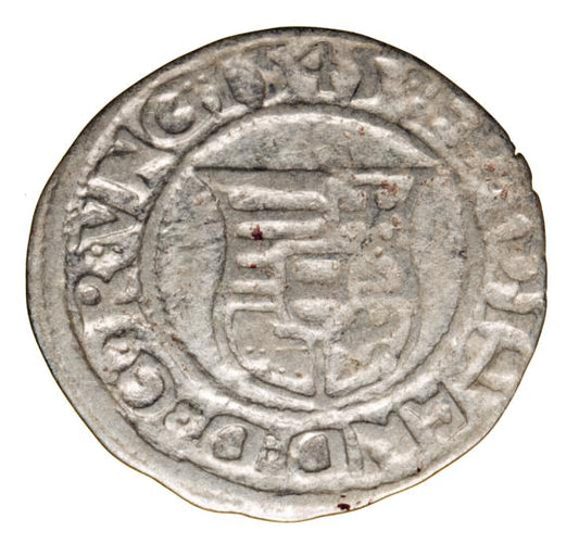 Denar 1545 Ferdynand I Habsburg Węgry Kremnica
