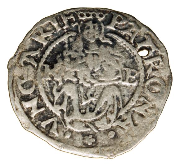 Denar 1557 Ferdynand I Habsburg Węgry Kremnica