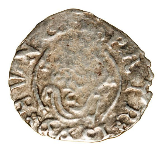 Denar 1599 Rudolf II Habsburg Węgry Kremnica