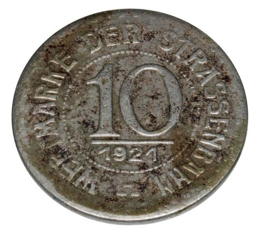10 fenigów 1921 Wrocław