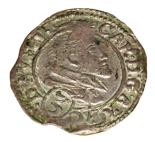 3 krajcary 1614 Karol Austriacki Księstwo Nyskie Biskupów Wrocławskich Nysa