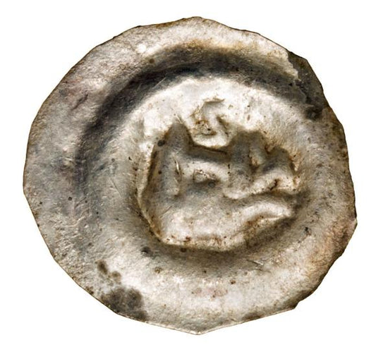 Brakteat Świdnica Dzik z literą S