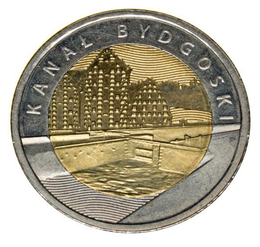 5 złotych 2015 III RP Warszawa Kanał Bydgoski