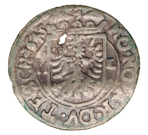 1 krajcar 1645 Elżbieta Lukrecja Księstwo Cieszyńskie Skoczów