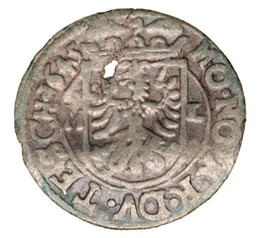 1 krajcar 1645 Elżbieta Lukrecja Księstwo Cieszyńskie Skoczów