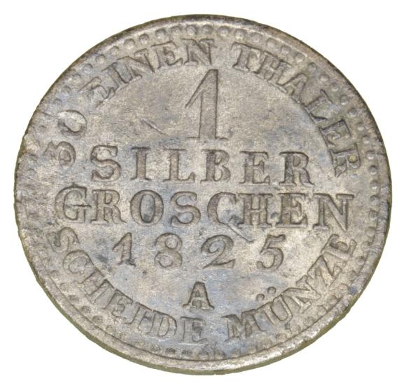 1 grosz srebrny 1825 Fryderyk Wilhelm III Prusy Berlin
